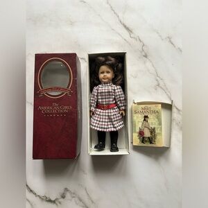 2011 American Girl Samantha Parkington Mini Doll With Book And Original Box
